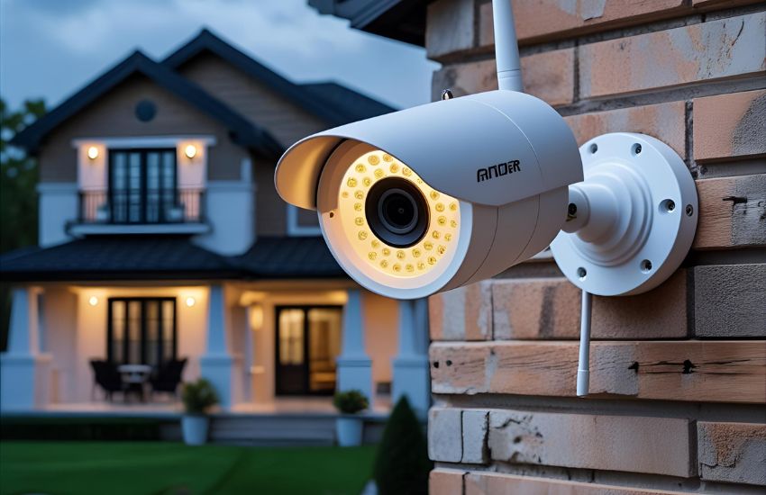 Enhance Home Protection with a Security Camera with Alarm Light for Active Deterrence