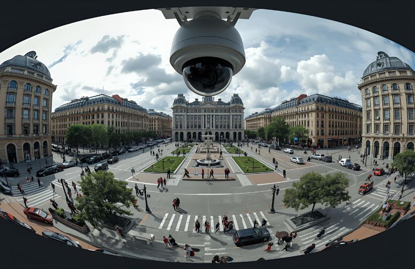 Maximize Surveillance Coverage with a 180 Degree Camera Solution