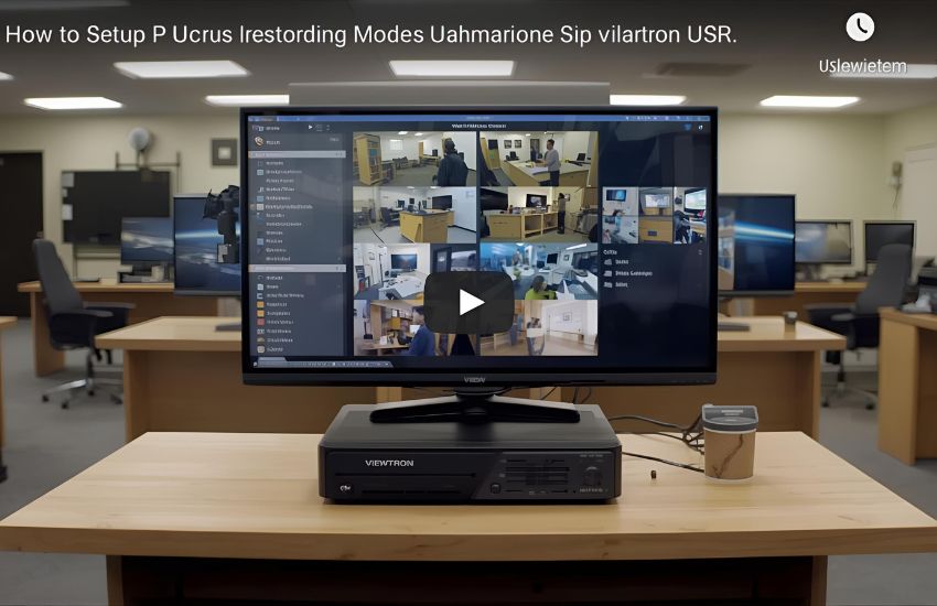 How to Setup Unique Recording Modes for Cameras on Viewtron DVRs for Advanced Surveillance