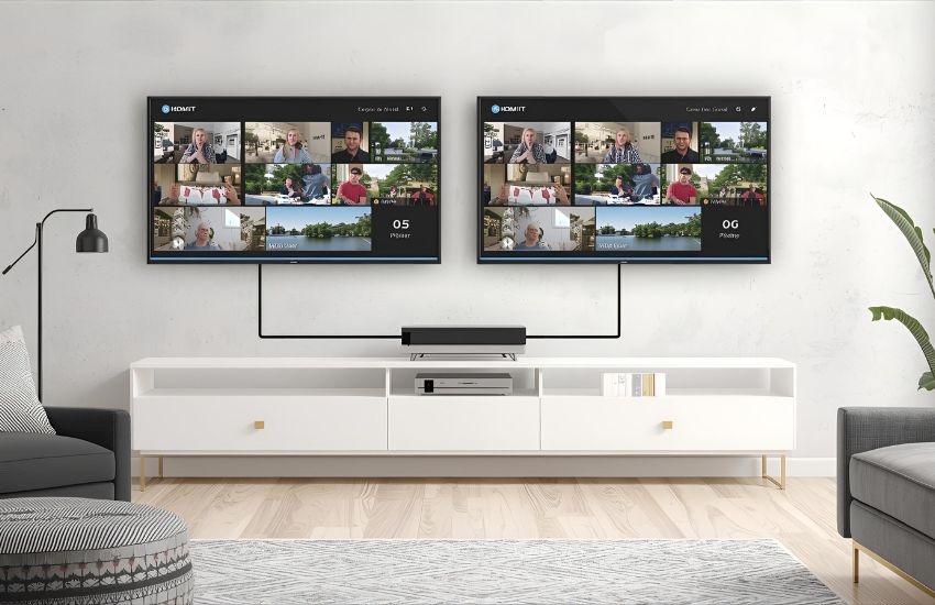 Use HDMI Splitter, Cable, and Receiver for CCTV Video Multiplexers Setup